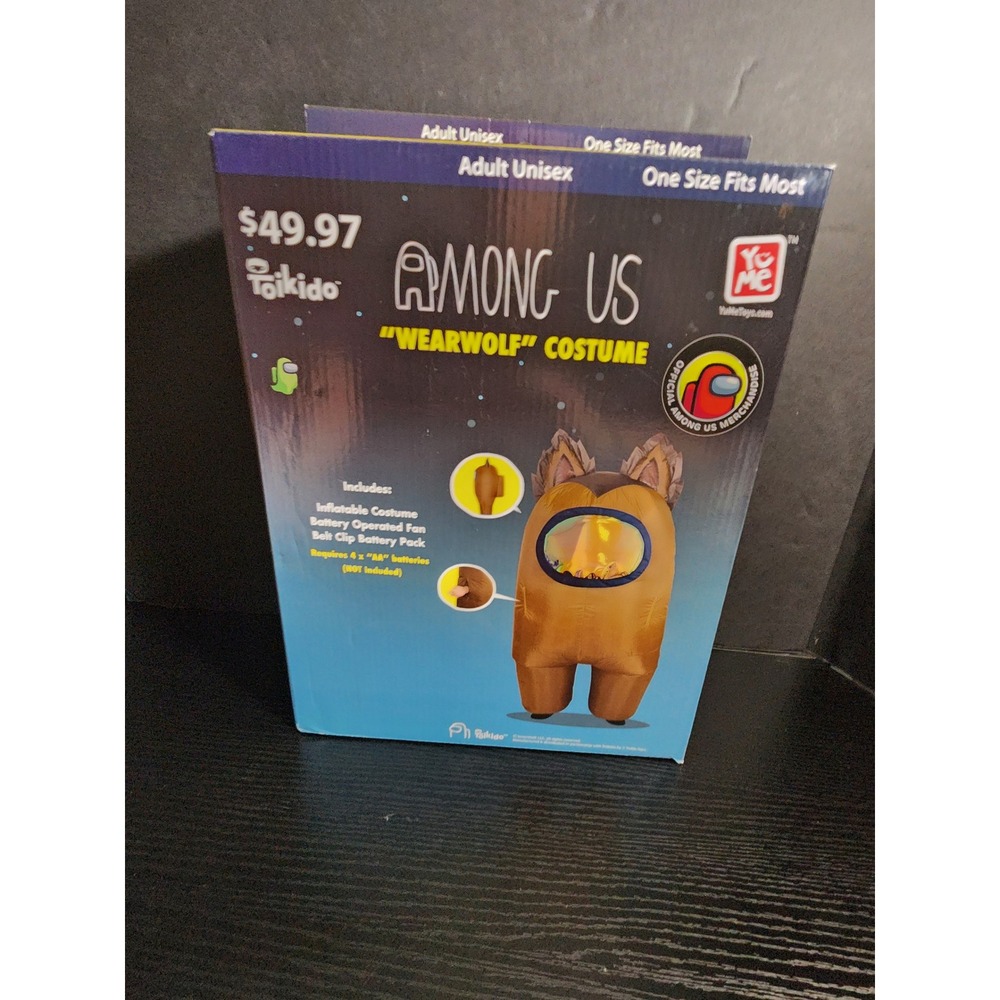 Among Us Wearwolf Inflatable Costume Adult‎ Unisex One Size Fits Most Toikido